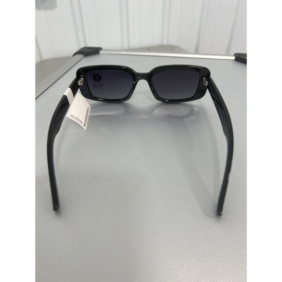 Kreedom Polarized Sunglasses Rectangular Frame UV Protection Black Fashion NEW - Picture 4 of 6